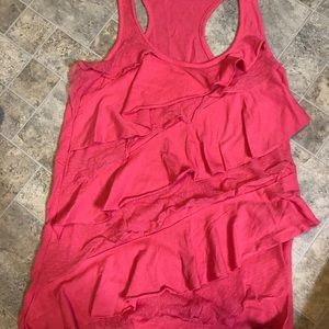 Cute ruffle tank lot must see!